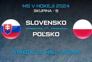 Slovensko - Poľsko MS v hokeji 2024
