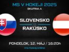 Slovensko - Rakúsko na MS v hokeji 2025