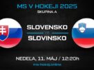 Slovensko - Slovinsko na MS v hokeji 2025