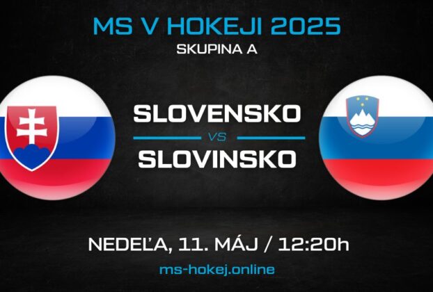 Slovensko - Slovinsko na MS v hokeji 2025