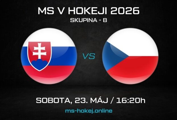 Slovensko - Česko MS v hokeji 2026