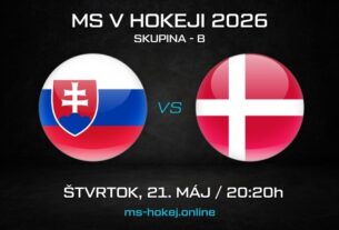 Slovensko - Dánsko MS v hokeji 2026