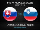 Slovensko - Slovinsko MS v hokeji 2026