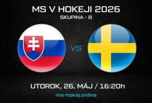 Slovensko - Švédsko MS v hokeji 2026