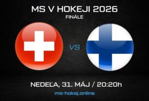Švajčiarsko - Fínsko finále MS v hokeji 2026